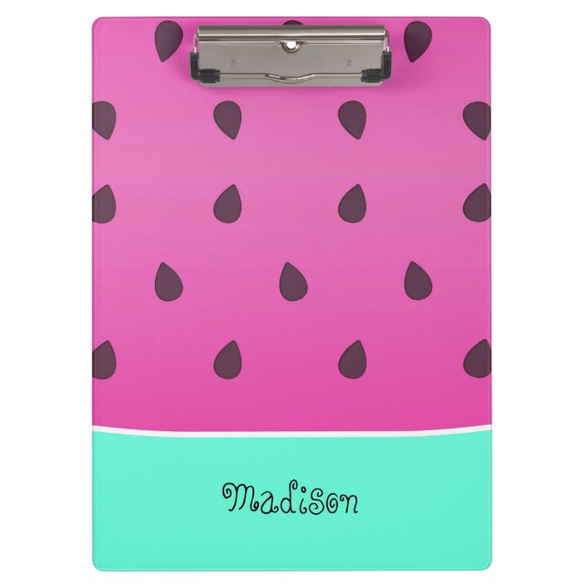 Wild Watermelon Slice | Personalised Clipboard (Front)