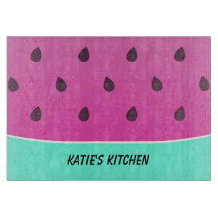 Wild Watermelon Slice   Personalised Cutting Board