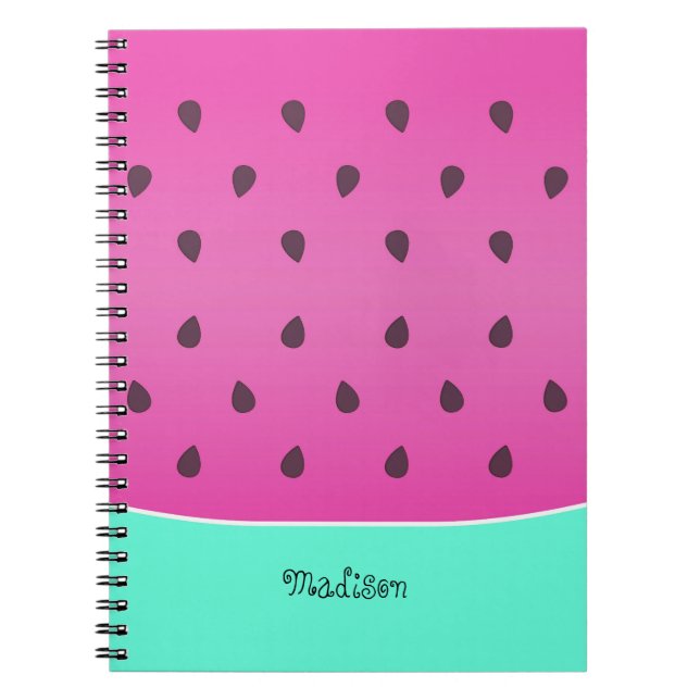 Wild Watermelon Slice | Personalised  Notebook (Front)