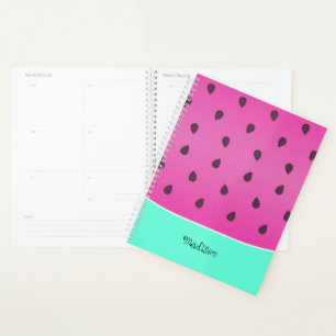 Wild Watermelon Slice   Personalised Planner