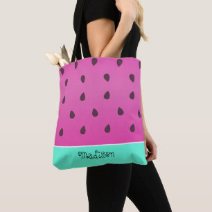 Wild Watermelon Slice   Personalised Tote Bag
