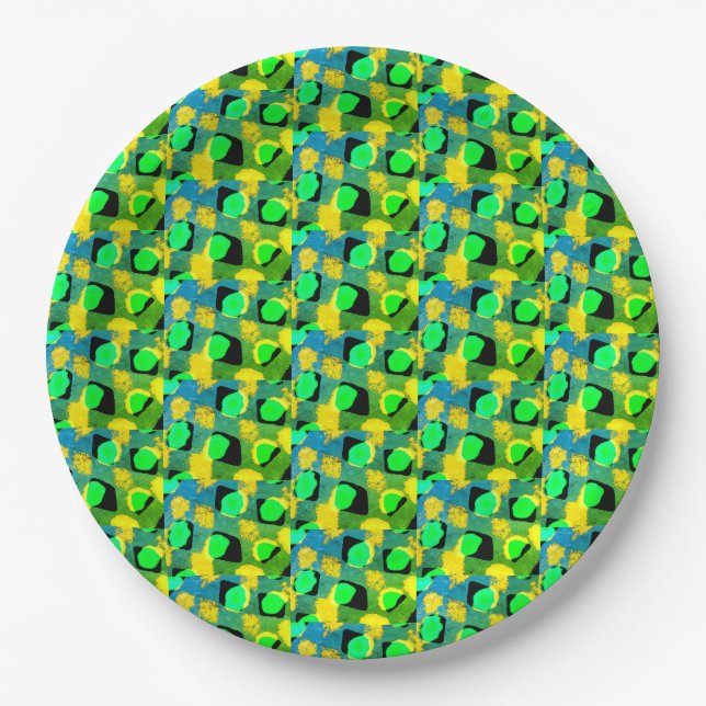 Wild Wave! Paper Plate (Front)