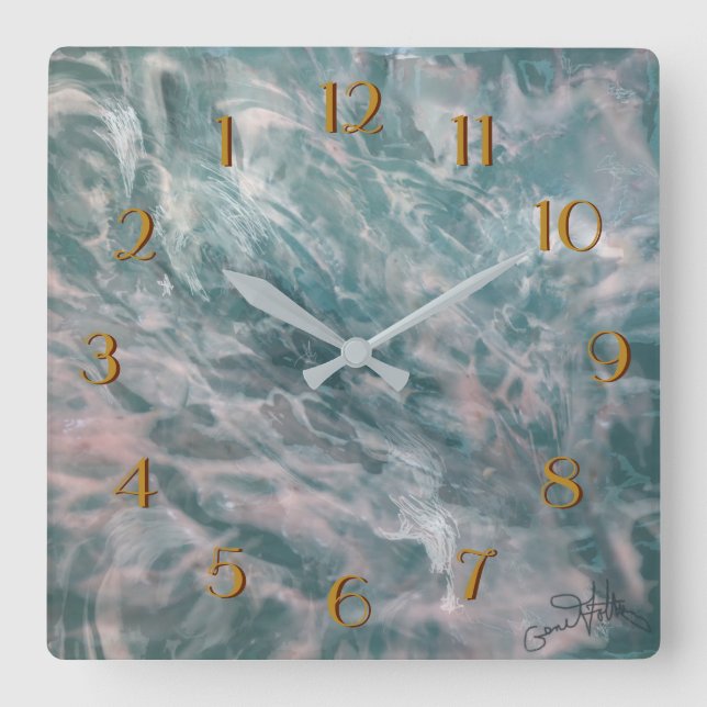 Wild Waves   Backward Clock (Front)