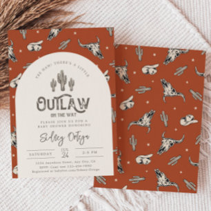 Wild West Baby Shower Invitations   Cowboy Baby