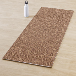 Wild West Brown Rope Kaleidoscope Yoga Mat