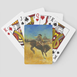 Wild West Bucking Bronco Playing Cards