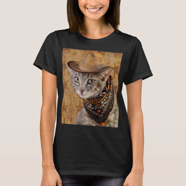 Wild West Cat T-Shirt (Front)