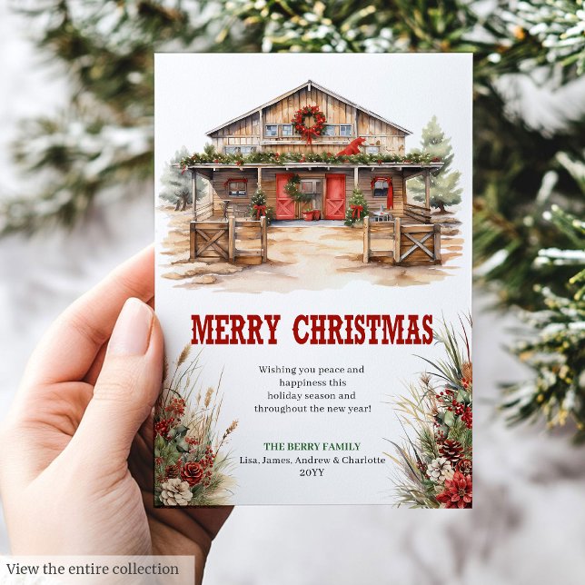 Wild West Christmas Greeting Card Printable (Wild West Christmas Greeting Card Printable)