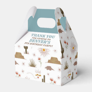 Wild West Cowboy Birthday Party Favour Box