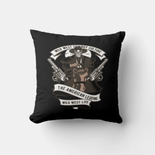 wild west cowboy culture the american legend wild cushion
