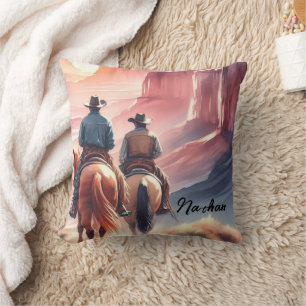 Wild West Cowboy Cushion