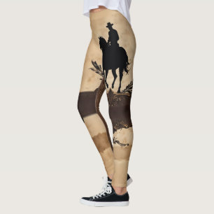 Wild west Cowboy  Leggings