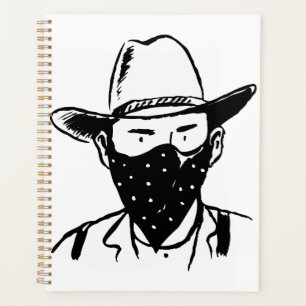 Wild West Cowboy Outlaw Bandit Planner