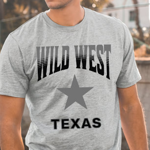 Wild West Cowboy Texas T-Shirt Tri-Blend Shirt