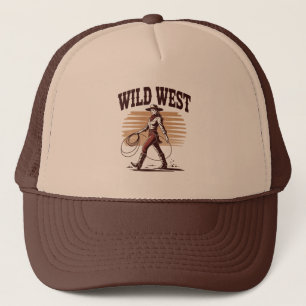 Wild West Cowgirl – Retro Trucker Hat