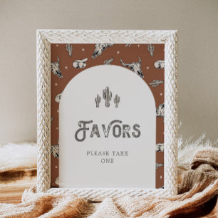 Wild West Favours Sign