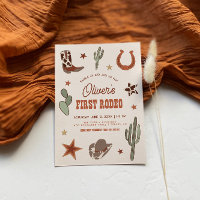 Wild West First Rodeo First Birthday Party