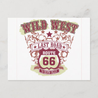 wild west last road route 66 to death valley postcard