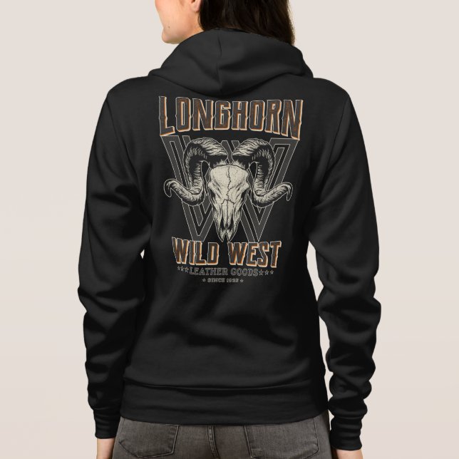 Wild West Leather Goods Hoodie (Back)