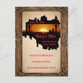 Wild West Novelty Wedding Invitation