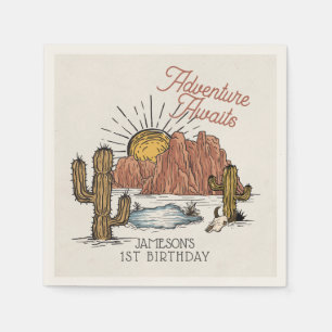 Wild West Rodeo Birthday Party Napkin