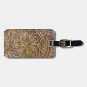 Wild West Rose Luggage Tag