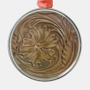 Wild West Rose Metal Tree Decoration