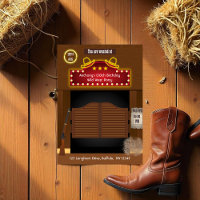 Wild West Saloon Birthday Party Photo