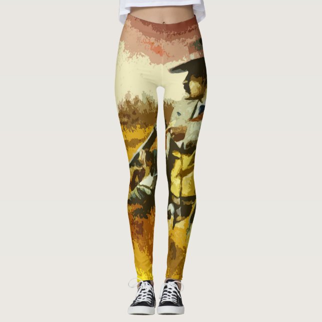 Wild West Shoot Out Leggings (Front)