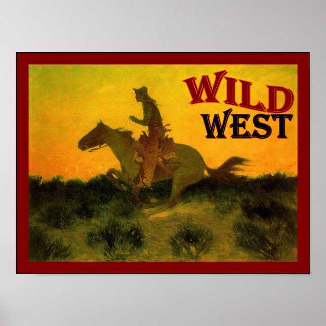 Wild West ~ Vintage Poster (Front)