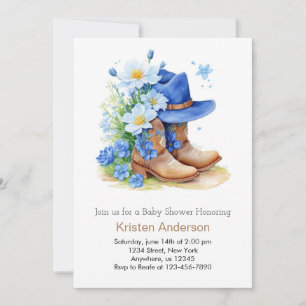 Wild West Whimsy Baby Shower Invitation
