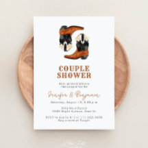 Wild Western Couple Shower