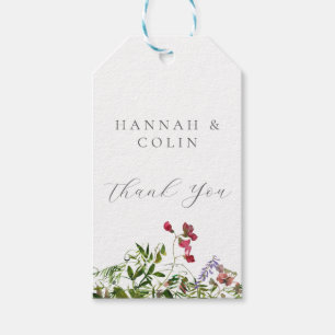Wild Whimsical Blooms & Greenery Gift Tags