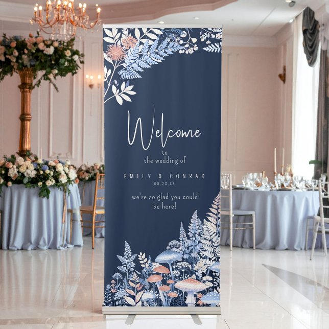 Wild & Whimsical Border Wedding ID1110 Retractable Banner (Creator Uploaded)