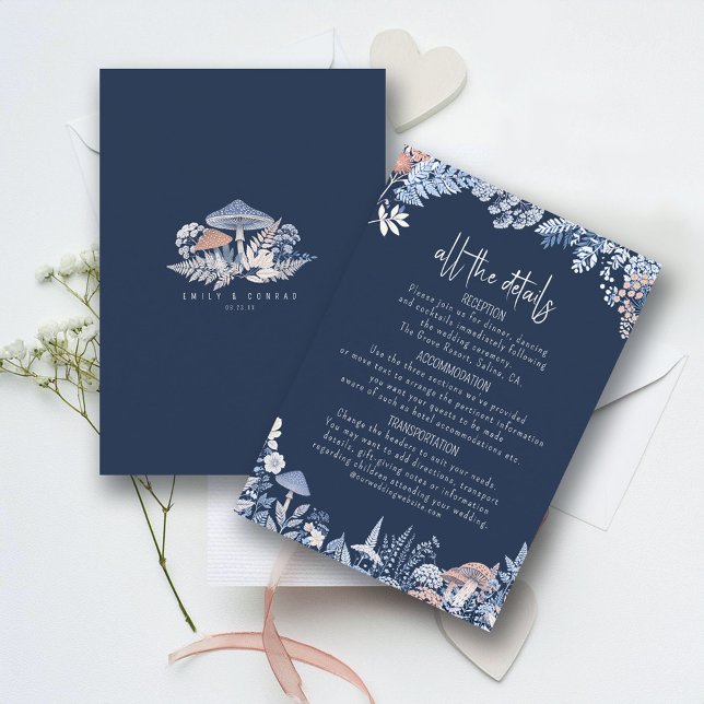 Wild & Whimsical Wedding Details ID1110 Enclosure Card (Creator Uploaded)