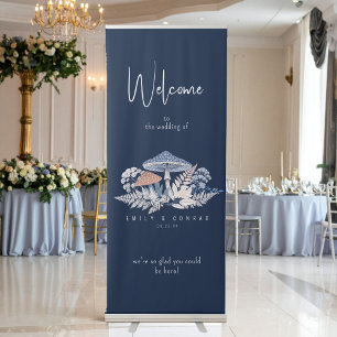 Wild & Whimsical Wedding Motif ID1110 Retractable Banner