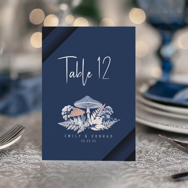 Wild & Whimsical Wedding Motif Table Number ID1110 (Creator Uploaded)