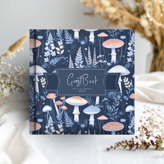 Wild & Whimsical Wedding Pattern ID1110 Guest Book (Creator Uploaded)