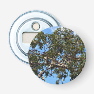 Wild White Australian Cockatoos, Bottle Opener