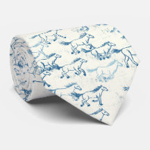 Wild Wild Horses Indigo Tie