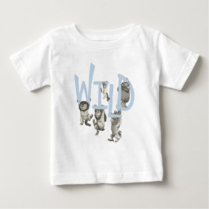 WILD   Wild Things and Max - Blue Baby T-Shirt