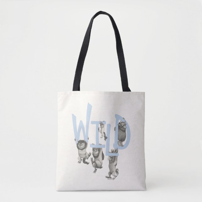 WILD | Wild Things and Max - Blue Tote Bag (Front)
