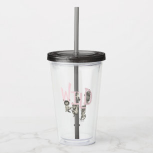 WILD Wild Things and Max - Pink Acrylic Tumbler