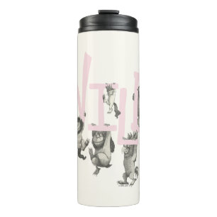 WILD   Wild Things and Max - Pink Thermal Tumbler