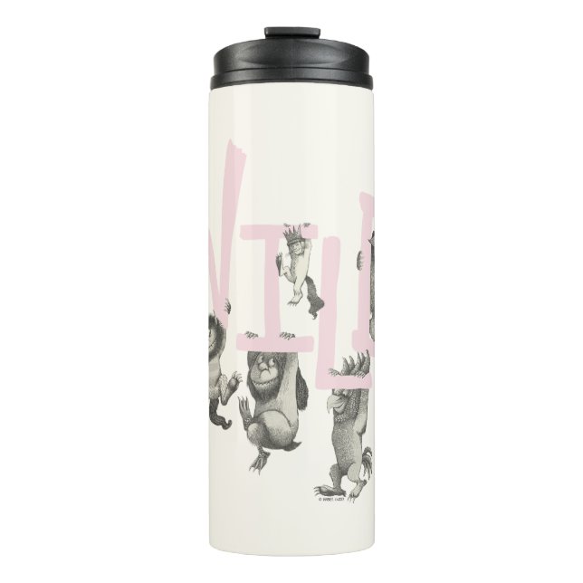 WILD | Wild Things and Max - Pink Thermal Tumbler (Front)