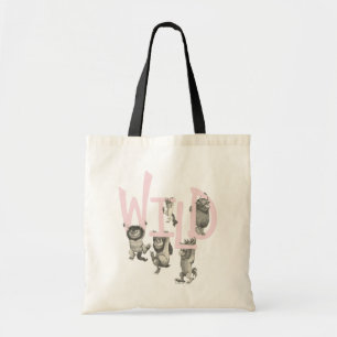 WILD Wild Things and Max - Pink Tote Bag