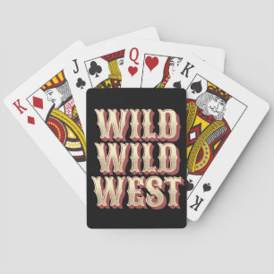 Wild Wild West Playing Cards