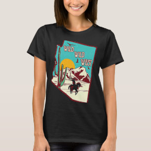 Wild Wild West Western Life Southwest Desert Vibes T-Shirt