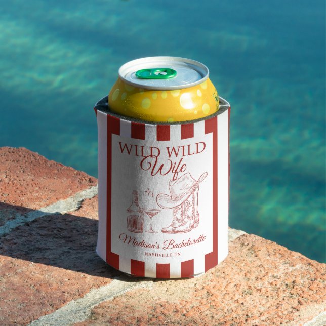 Wild Wild Wife Bachelorette Can Cooler (In Situ Pool)