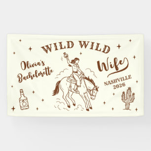 Wild Wild Wife Western Bachelorette Party Banner